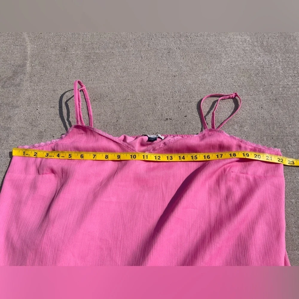 American Eagle Outfitters Pink Ruffled Spaghetti Strap Dress, Size XXL